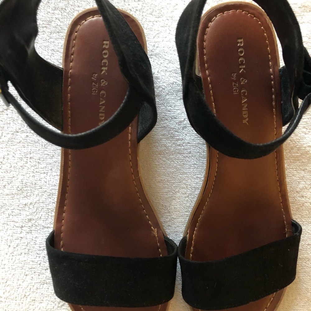 Rock and Candy black sandal